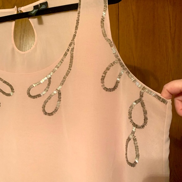 Relativity 2X Blush Pink Woven Sleeveless Tunic - Picture 2 of 2